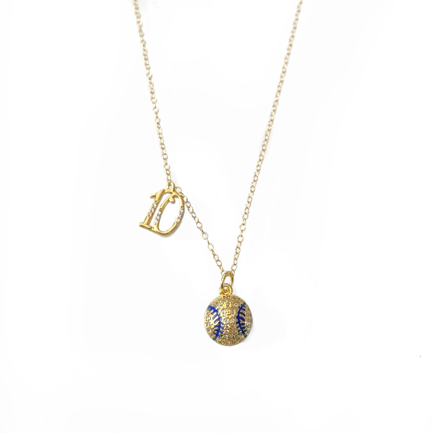 Play Ball Necklace Gold