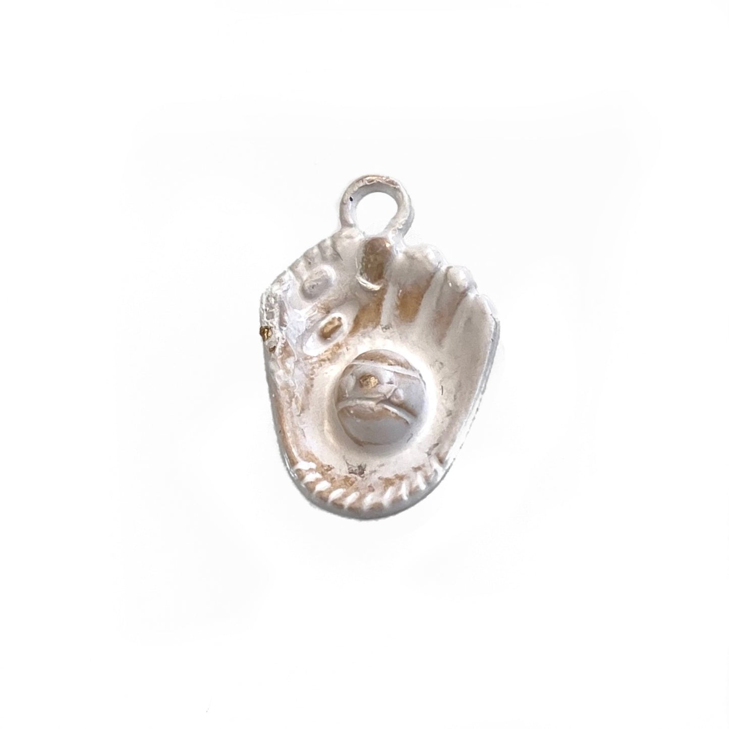 White Baseball Charms